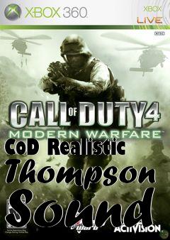 Box art for CoD Realistic Thompson Sound