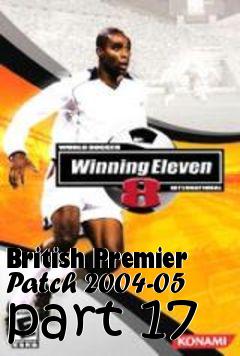 Box art for British Premier Patch 2004-05 part 17