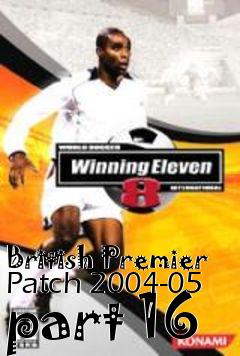 Box art for British Premier Patch 2004-05 part 16