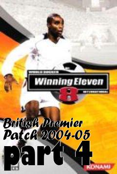 Box art for British Premier Patch 2004-05 part 4