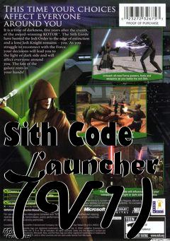 Box art for Sith Code Launcher (V1)