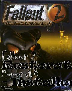 Box art for Fallout 2 Restoration Project v1.0 - Installer