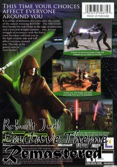 Box art for Rebuilt Jedi Enclave Theme Remastered