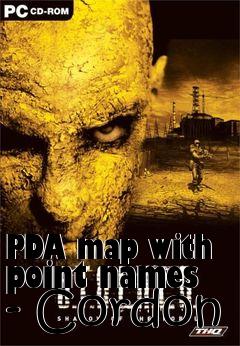Box art for PDA map with point names - Cordon