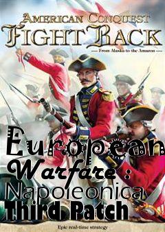 Box art for European Warfare : Napoleonica Third Patch