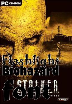 Box art for Flashlight Biohazard font