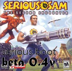 Box art for serious boot beta 0.4v