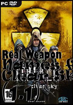 Box art for Real Weapon Names for Clear Sky (1.1)