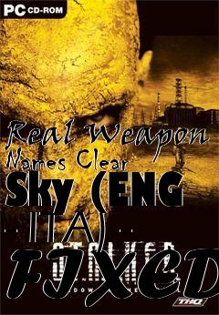 Box art for Real Weapon Names Clear Sky (ENG - ITA) - FIXED