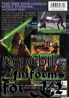 Box art for Republic Uniforms for K2