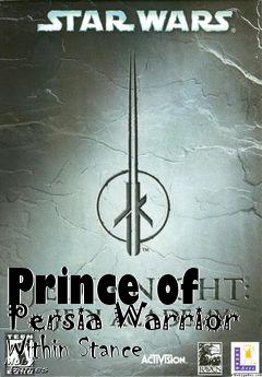 Box art for Prince of Persia Warrior Within Stance