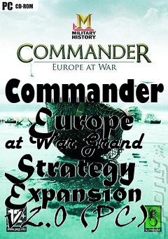 Box art for Commander - Europe at War Grand Strategy Expansion v2.0 (PC)