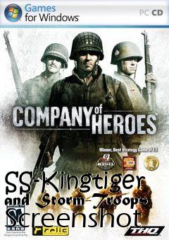Box art for SS-Kingtiger and Storm-Troops Screenshot