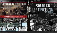 Box art for PayBack score and timelimit