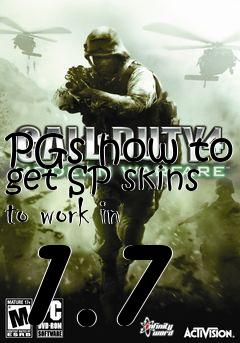 Box art for PGs how to get SP skins to work in 1.7