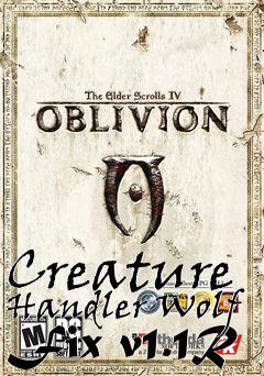 Box art for Creature Handler Wolf Fix v1.1R