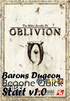 Box art for Barons Dugeon Begone Quick Start v1.0