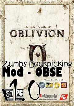 Box art for Zumbs Lockpicking Mod - OBSE v1.0