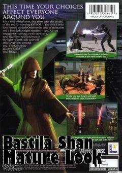 Box art for Bastila Shan Mature Look