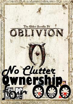 Box art for No Clutter Ownership for OOO