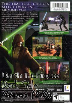 Box art for Darth Tachiouss Dark Side Items (2.0)