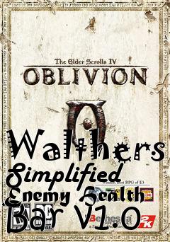 Box art for Walthers Simplified Enemy Health Bar v1.0