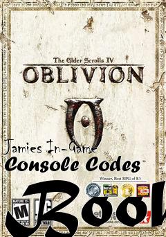 Box art for Jamies In-Game Console Codes Book