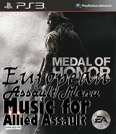 Box art for European Assault Menu Music for Allied Assault