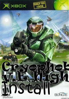 Box art for Cryophobia v.E Night Install