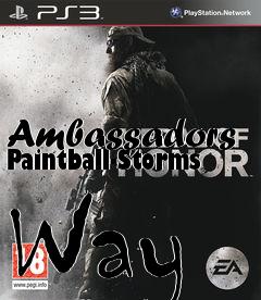 Box art for Ambassadors Paintball-Storms Way