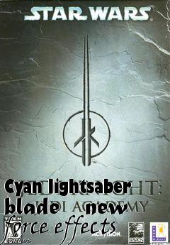 Box art for Cyan lightsaber blade   new force effects