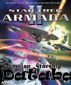 Box art for Romulan Starship Database