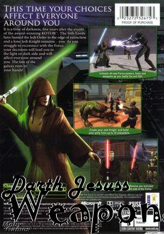 Box art for Darth Jesuss Weapons