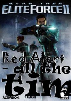 Box art for Red Alert - all the time