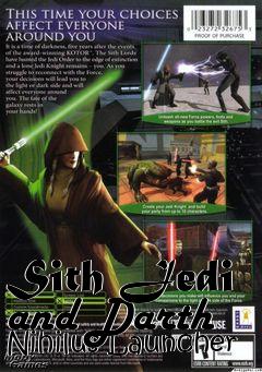 Box art for Sith Jedi and Darth Nihilus Launcher