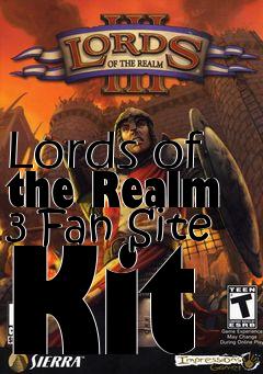 Box art for Lords of the Realm 3 Fan Site Kit