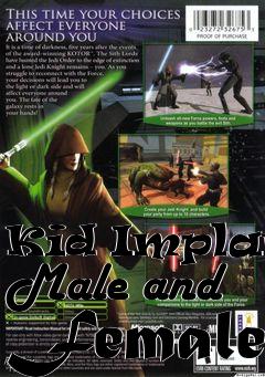 Box art for Kid Implant Male and Female