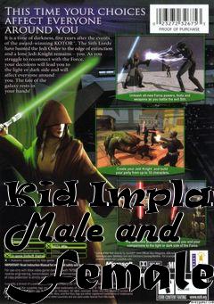 Box art for Kid Implant Male and Female