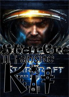 Box art for StarCraft II Fansite Kit