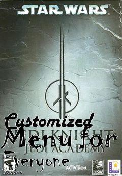 Box art for Customized Menu for Everyone