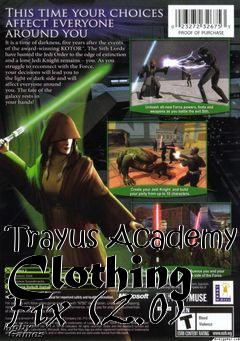 Box art for Trayus Academy Clothing Fix (2.0)