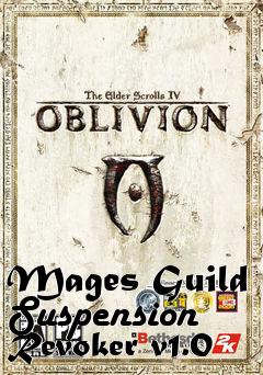 Box art for Mages Guild Suspension Revoker v1.0