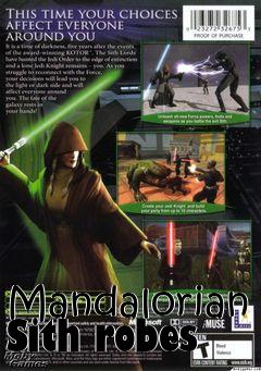 Box art for Mandalorian Sith robes