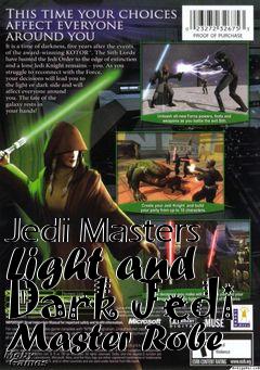 Box art for Jedi Masters Light and Dark Jedi Master Robe
