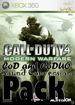 Box art for CoD and CoDUO Sound Conversion Pack