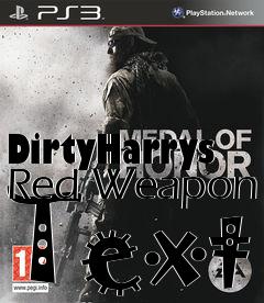 Box art for DirtyHarrys Red Weapon Text