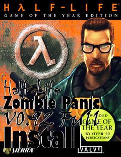 Box art for Half-Life Zombie Panic V0.92 Full Install