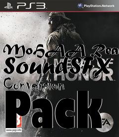 Box art for MoHAA Realism SoundSFX Conversion Pack