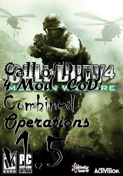 Box art for Call of Duty 4 Mod - CoD: Combined Operations v1.5