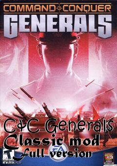 Box art for C&C Generals Classic mod - Full version